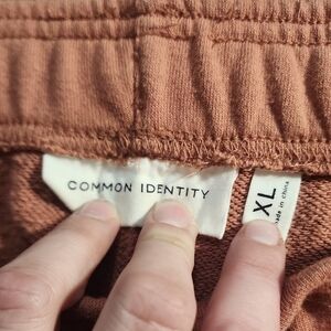Common Identity Womens Brown Sweatpants, Pinkish, Tan Color